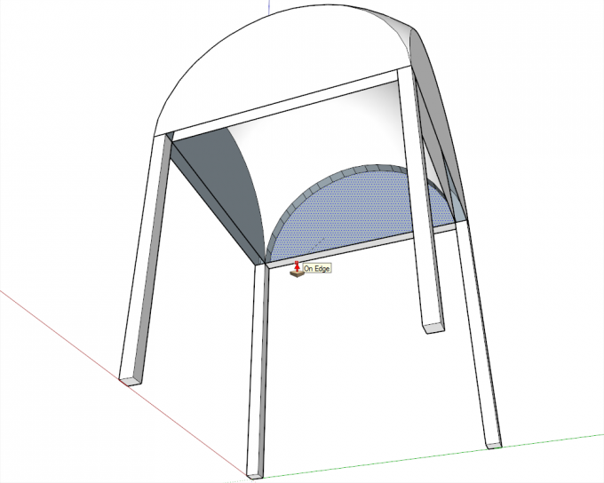 Building a dome in SketchUp step 20