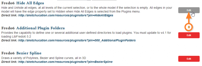 Editing your Plugins on the PluginStore