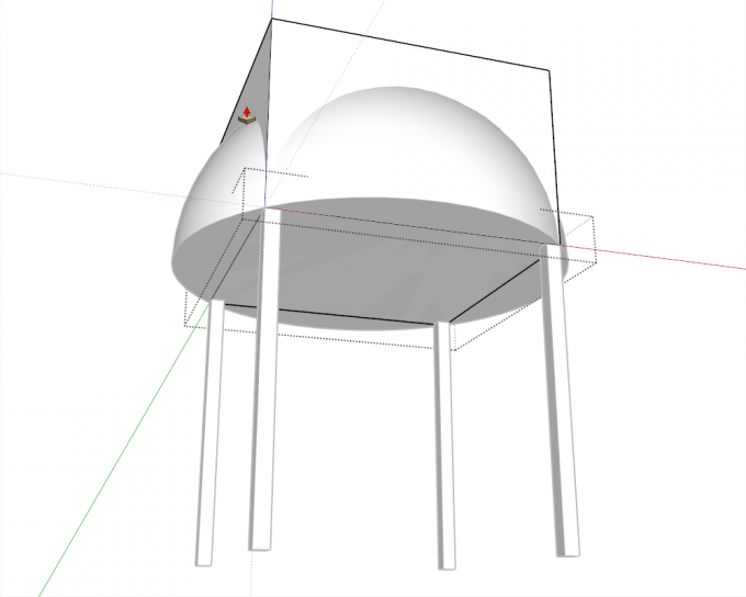 Building a dome in SketchUp step 08