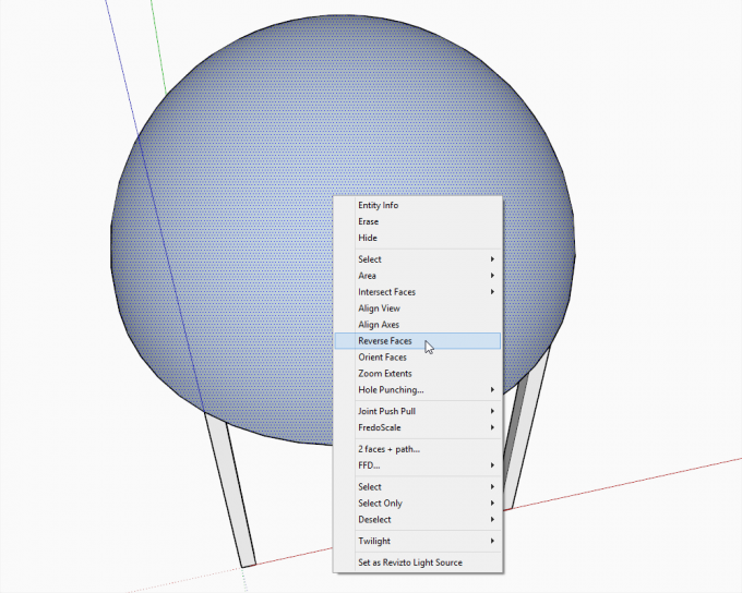 Building a dome in SketchUp step 05