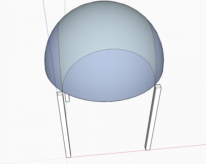 Building a dome in SketchUp step 16