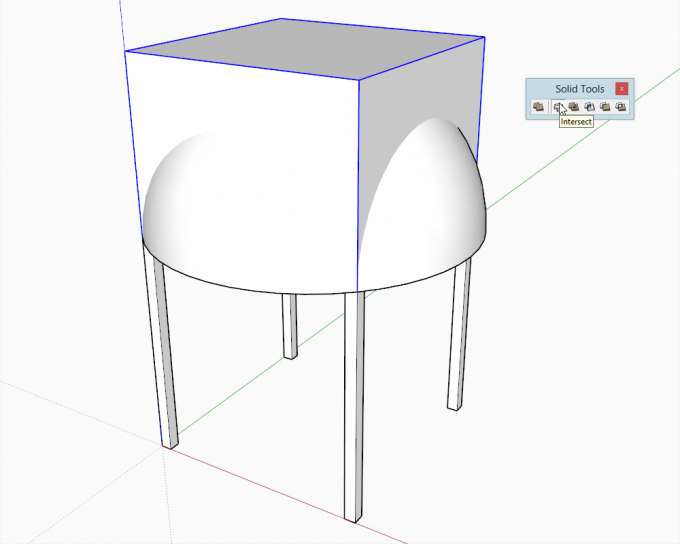 Building a dome in SketchUp step 10