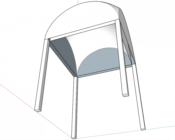 Building a dome in SketchUp step 19