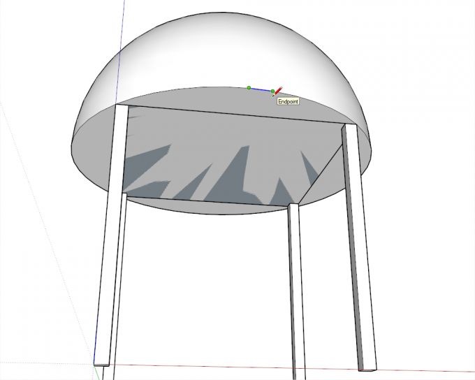 Building a dome in SketchUp step 06