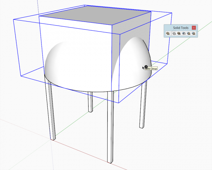 Building a dome in SketchUp step 11