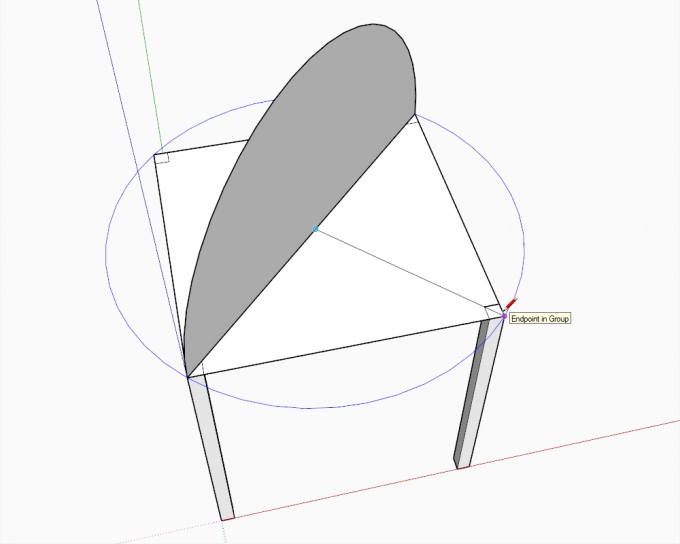 Building a dome in SketchUp step 03