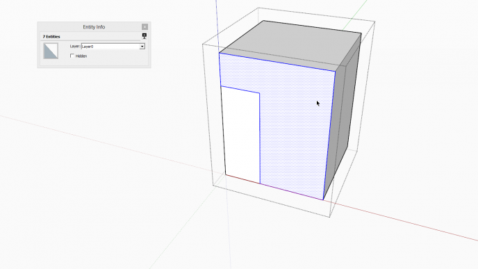 Basic intersection in SketchUp