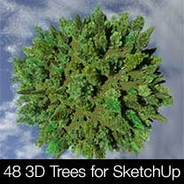 Free 3D Trees for SketchUp