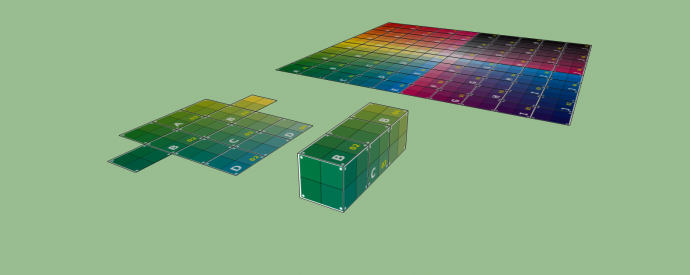 folding the model in SketchUp