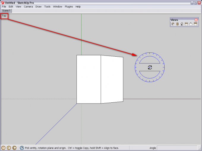 Aligning the Rotate and Protractor tools | SketchUcation