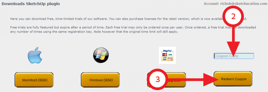 Inputting your Promo code