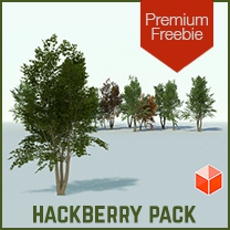 sketchup hackberry trees